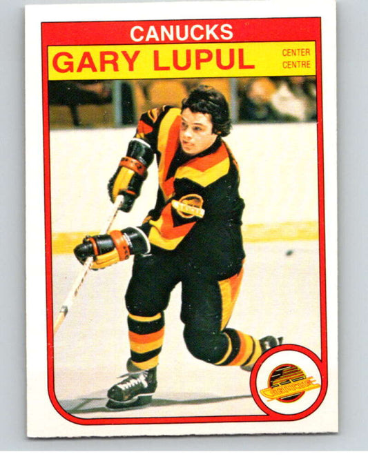 1982-83 O-Pee-Chee #354 Gary Lupul  RC Rookie Vancouver Canucks  V59578 Image 1