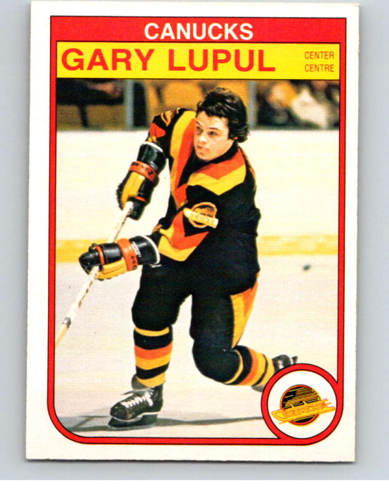 1982-83 O-Pee-Chee #354 Gary Lupul RC Rookie Vancouver Canucks V59579 Image 1
