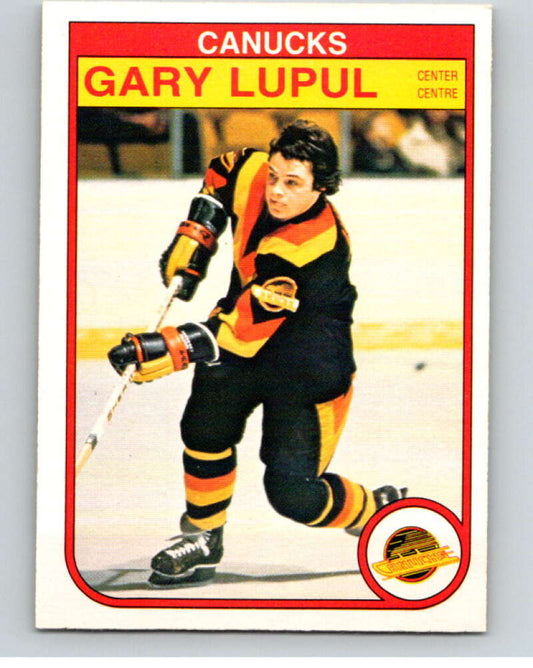 1982-83 O-Pee-Chee #354 Gary Lupul  RC Rookie Vancouver Canucks  V59579 Image 1