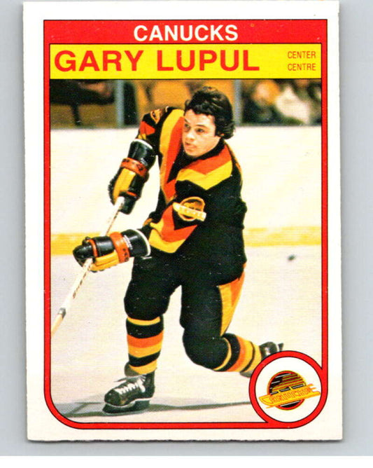 1982-83 O-Pee-Chee #354 Gary Lupul  RC Rookie Vancouver Canucks  V59581 Image 1