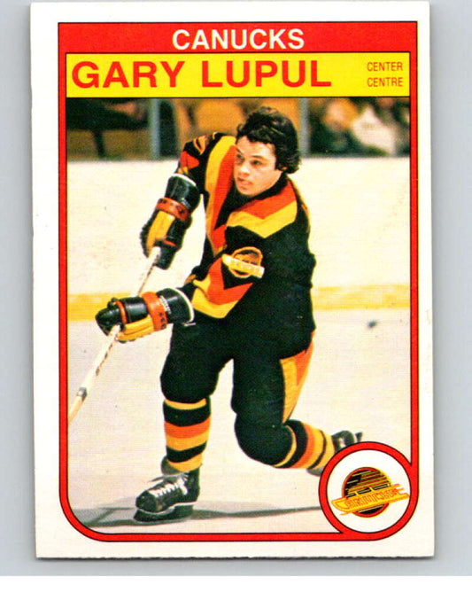 1982-83 O-Pee-Chee #354 Gary Lupul  RC Rookie Vancouver Canucks  V59584 Image 1