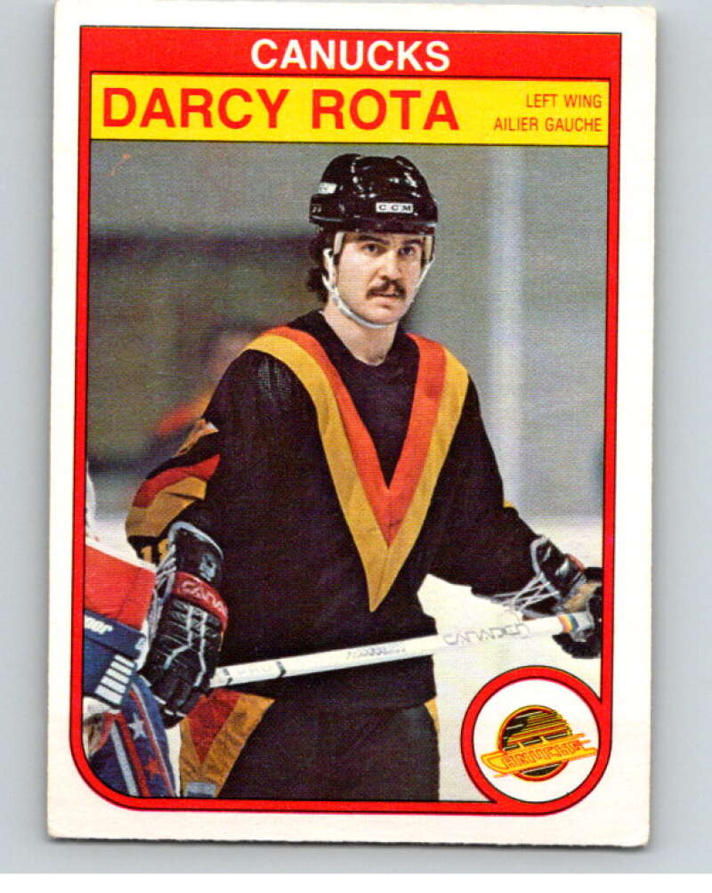 1982-83 O-Pee-Chee #355 Darcy Rota Vancouver Canucks V59590 Image 1