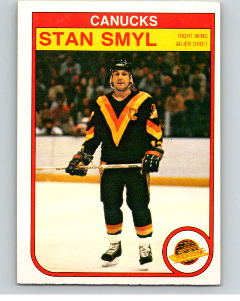 1982-83 O-Pee-Chee #356 Stan Smyl Vancouver Canucks V59604 Image 1