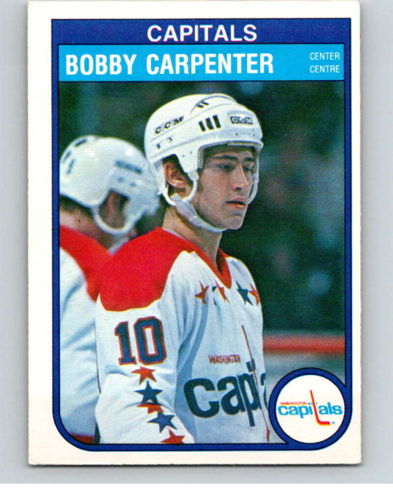 1982-83 O-Pee-Chee #361 Bob Carpenter RC Rookie Washington Capitals V59640 Image 1