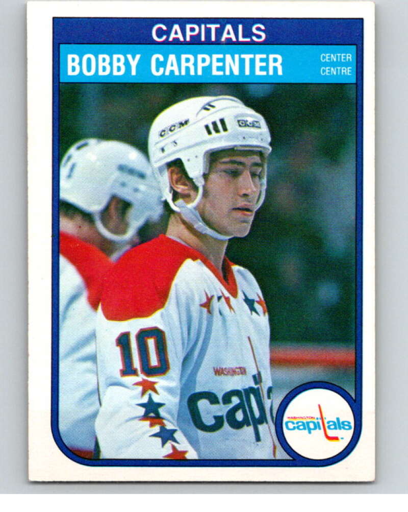 1982-83 O-Pee-Chee #361 Bob Carpenter RC Rookie Washington Capitals V59643 Image 1