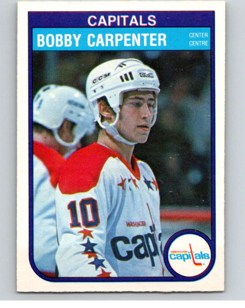 1982-83 O-Pee-Chee #361 Bob Carpenter RC Rookie Washington Capitals V59644 Image 1