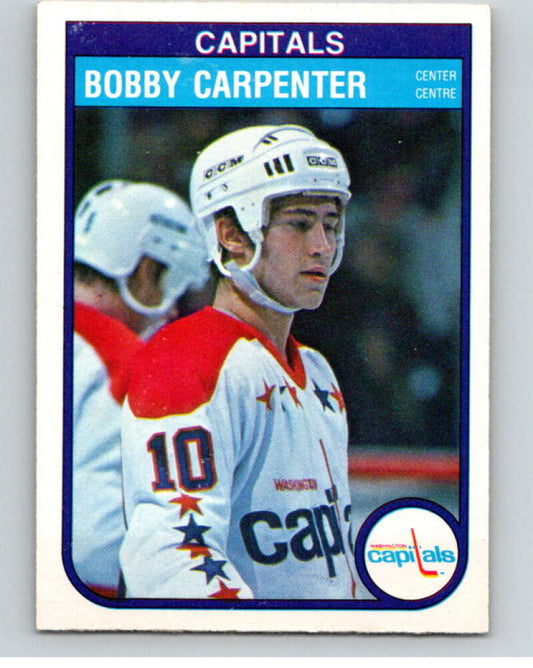 1982-83 O-Pee-Chee #361 Bob Carpenter  RC Rookie Washington Capitals  V59647 Image 1