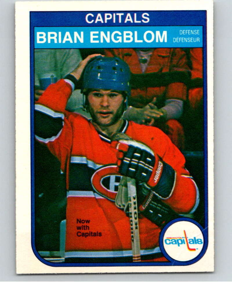1982-83 O-Pee-Chee #362 Brian Engblom Washington Capitals V59649 Image 1