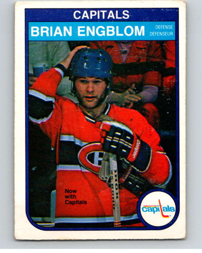 1982-83 O-Pee-Chee #362 Brian Engblom Washington Capitals V59651 Image 1