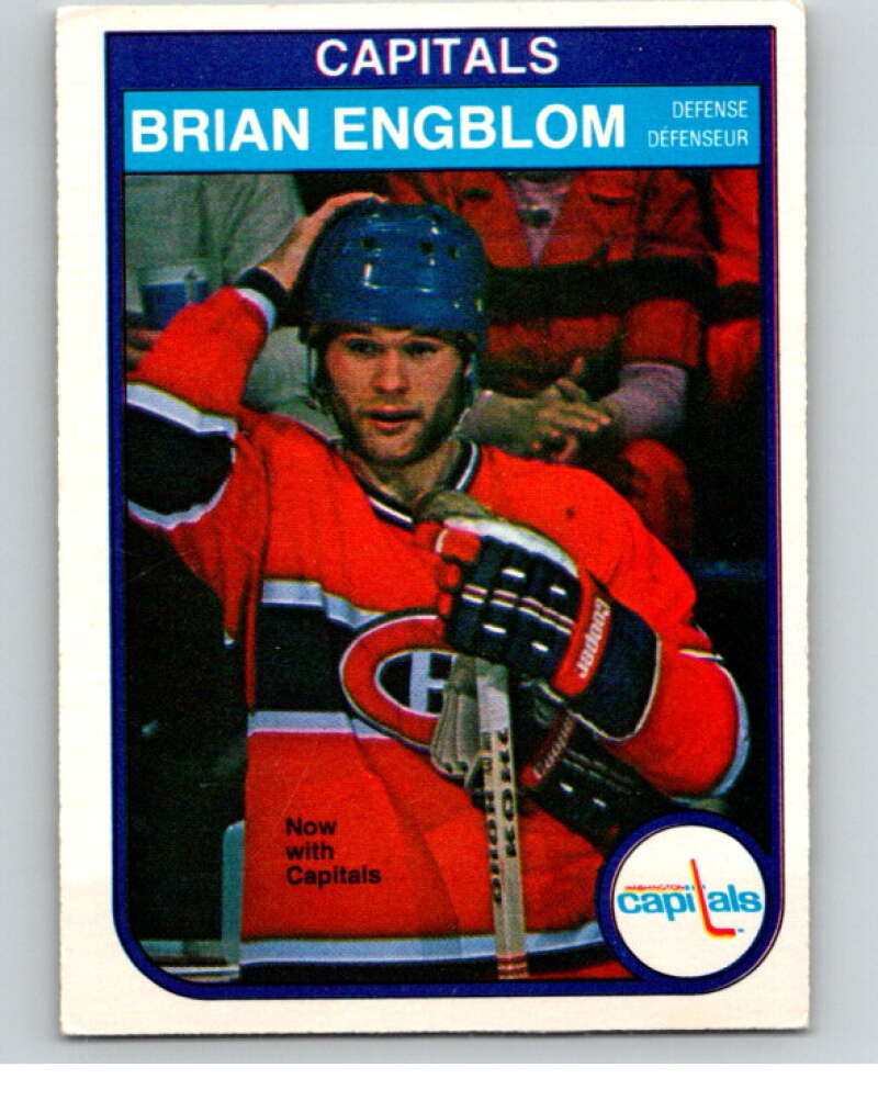 1982-83 O-Pee-Chee #362 Brian Engblom Washington Capitals V59655 Image 1
