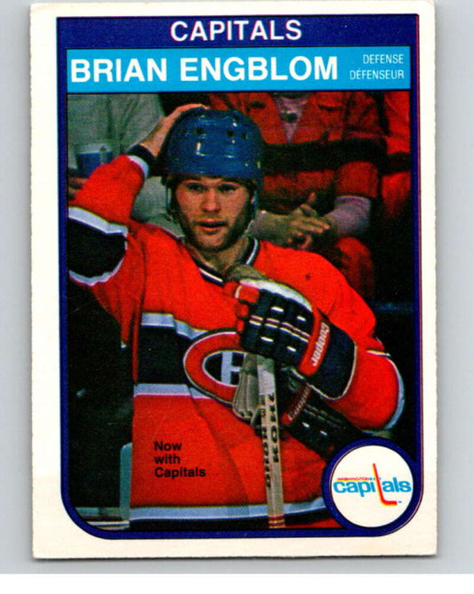 1982-83 O-Pee-Chee #362 Brian Engblom  Washington Capitals  V59655 Image 1