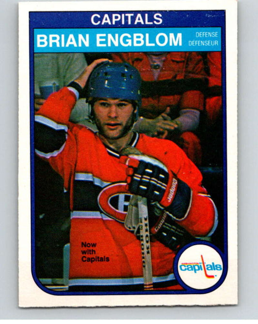 1982-83 O-Pee-Chee #362 Brian Engblom  Washington Capitals  V59656 Image 1