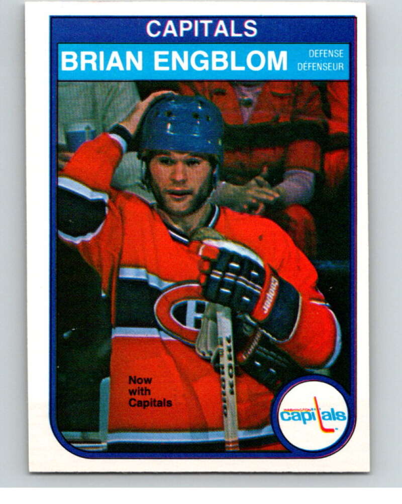 1982-83 O-Pee-Chee #362 Brian Engblom Washington Capitals V59658 Image 1