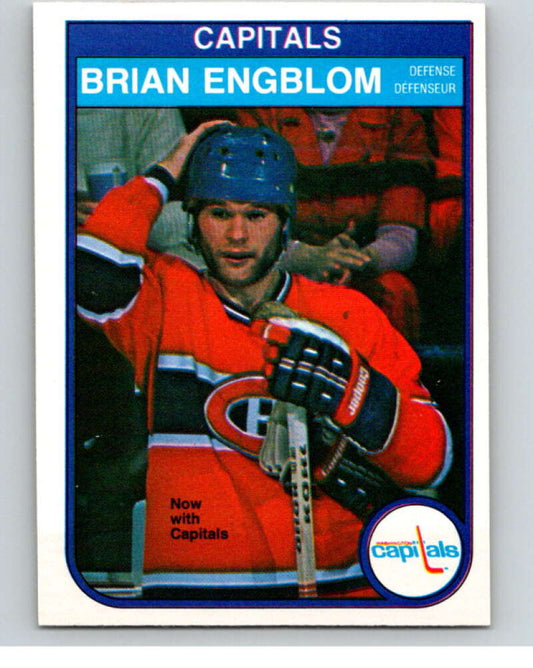 1982-83 O-Pee-Chee #362 Brian Engblom  Washington Capitals  V59658 Image 1
