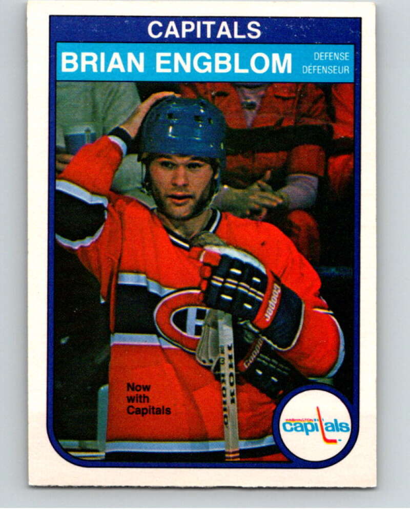 1982-83 O-Pee-Chee #362 Brian Engblom Washington Capitals V59659 Image 1