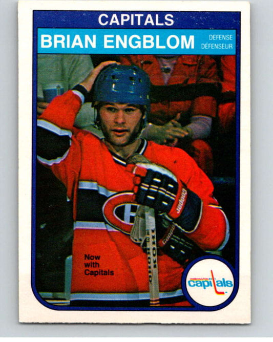 1982-83 O-Pee-Chee #362 Brian Engblom  Washington Capitals  V59659 Image 1