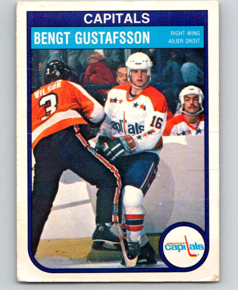 1982-83 O-Pee-Chee #364 Bengt Gustafsson RC Rookie Washington Capitals V59670 Image 1