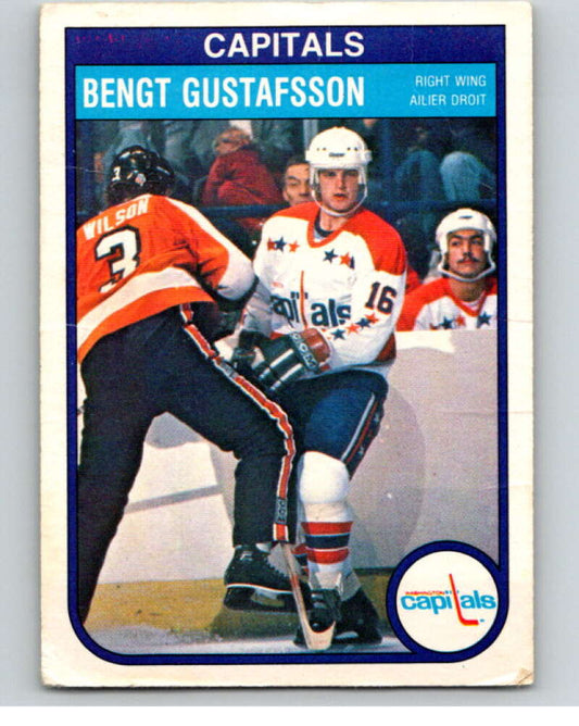 1982-83 O-Pee-Chee #364 Bengt Gustafsson  RC Rookie Washington Capitals  V59670 Image 1