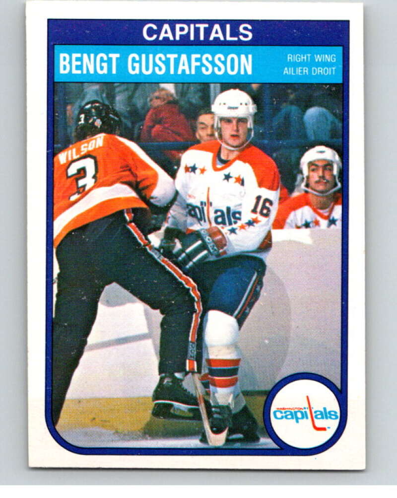 1982-83 O-Pee-Chee #364 Bengt Gustafsson RC Rookie Washington Capitals V59675 Image 1