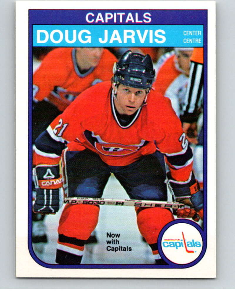 1982-83 O-Pee-Chee #367 Doug Jarvis RC Rookie Washington Capitals V59690 Image 1