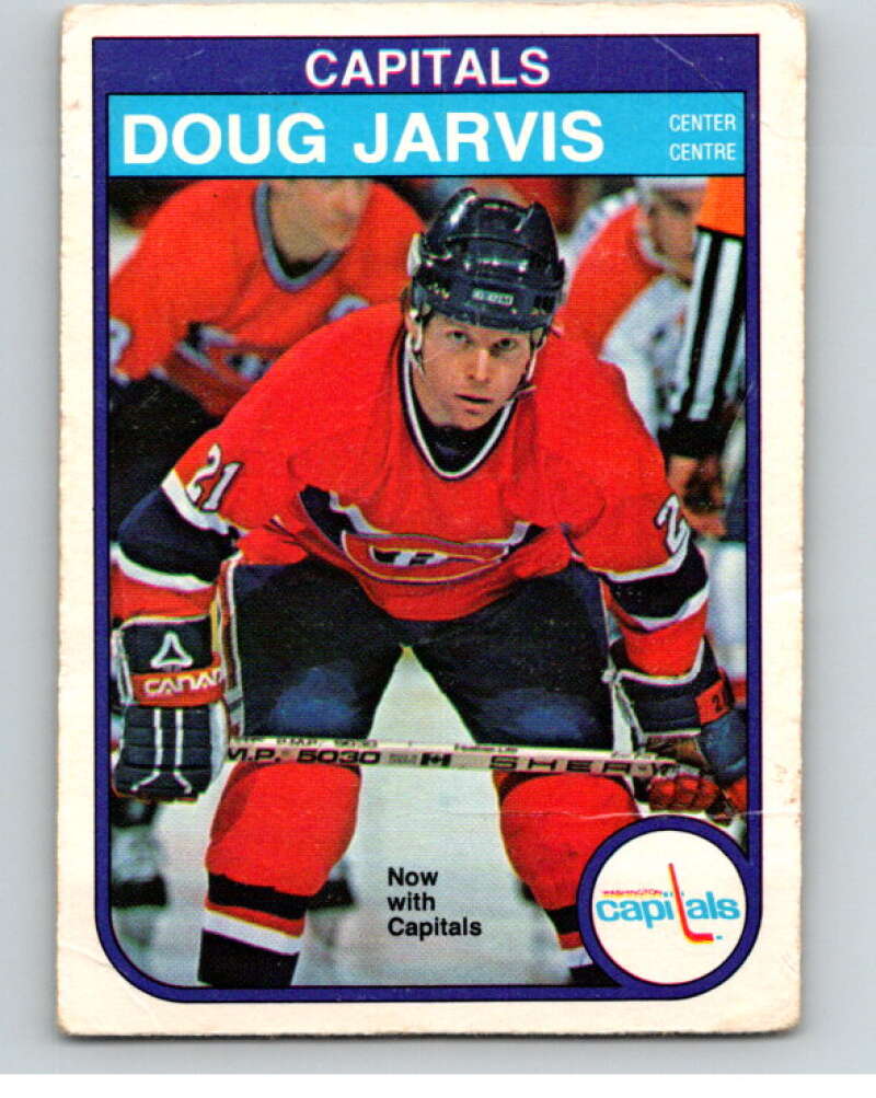 1982-83 O-Pee-Chee #367 Doug Jarvis RC Rookie Washington Capitals V59691 Image 1