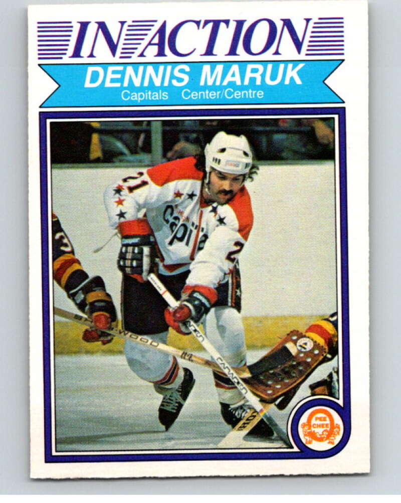 1982-83 O-Pee-Chee #370 Dennis Maruk IA Washington Capitals V59713 Image 1