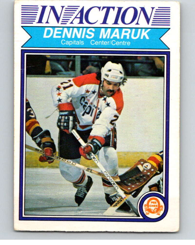 1982-83 O-Pee-Chee #370 Dennis Maruk IA Washington Capitals V59714 Image 1