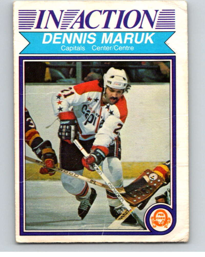 1982-83 O-Pee-Chee #370 Dennis Maruk IA Washington Capitals V59715 Image 1