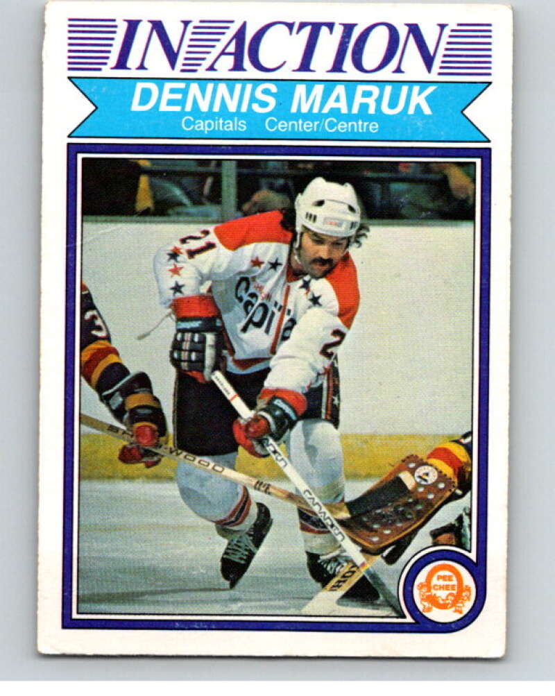 1982-83 O-Pee-Chee #370 Dennis Maruk IA Washington Capitals V59716 Image 1