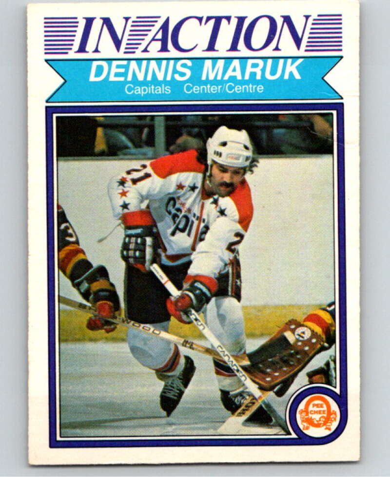 1982-83 O-Pee-Chee #370 Dennis Maruk IA Washington Capitals V59717 Image 1