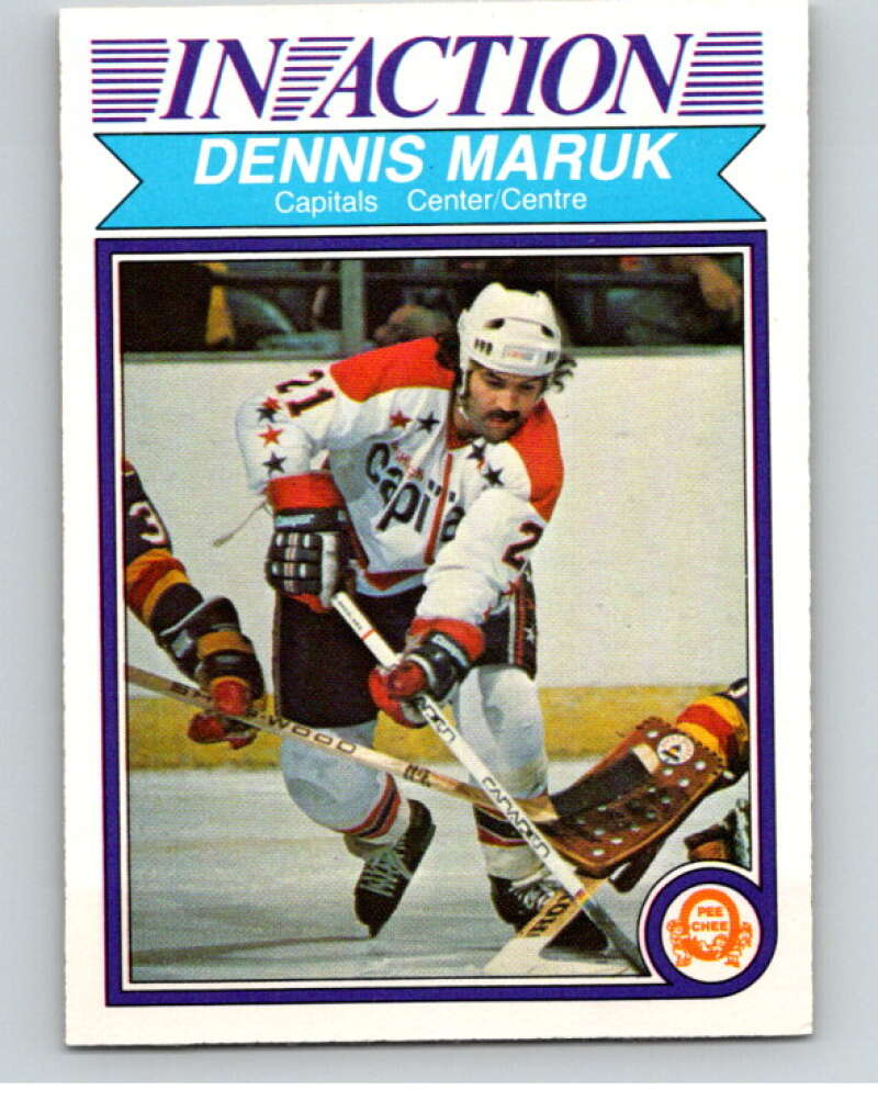 1982-83 O-Pee-Chee #370 Dennis Maruk IA Washington Capitals V59718 Image 1