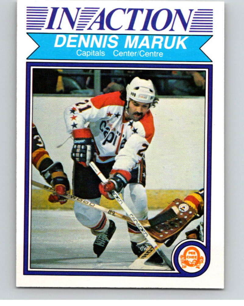 1982-83 O-Pee-Chee #370 Dennis Maruk IA Washington Capitals V59720 Image 1