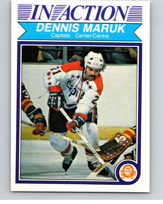 1982-83 O-Pee-Chee #370 Dennis Maruk IA  Washington Capitals  V59720 Image 1