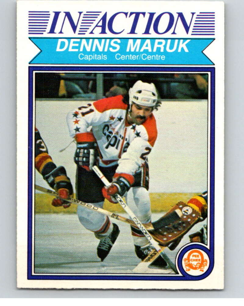1982-83 O-Pee-Chee #370 Dennis Maruk IA Washington Capitals V59722 Image 1