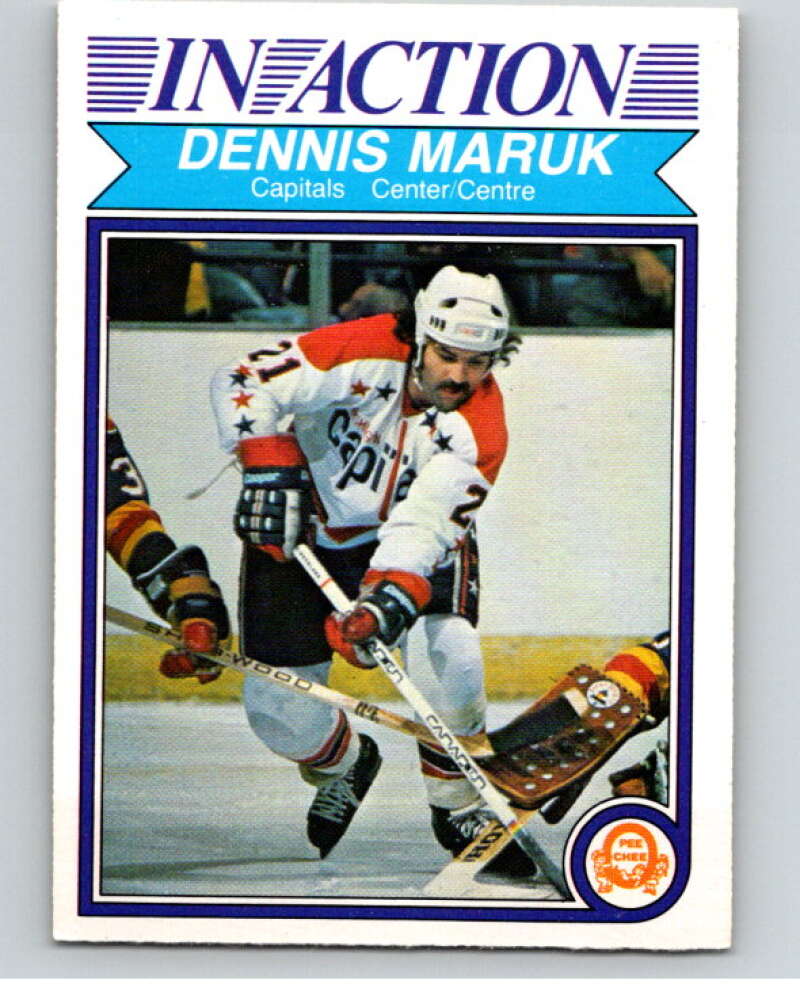 1982-83 O-Pee-Chee #370 Dennis Maruk IA Washington Capitals V59723 Image 1