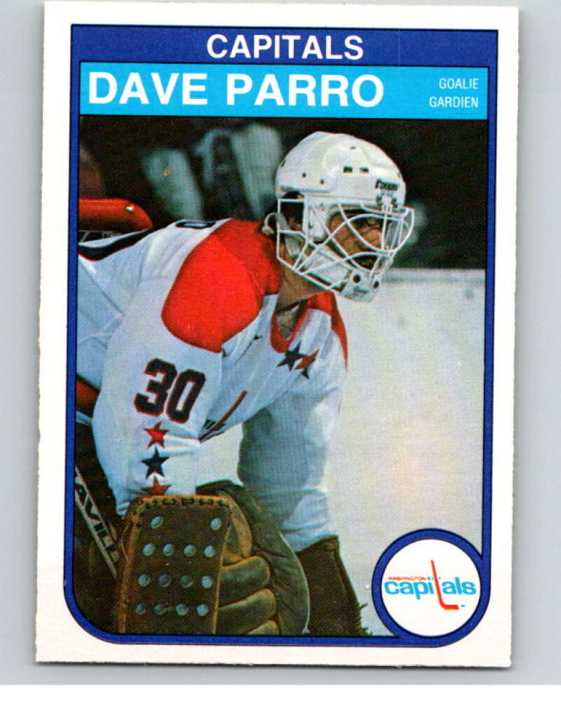 1982-83 O-Pee-Chee #371 Dave Parro RC Rookie Washington Capitals V59731 Image 1