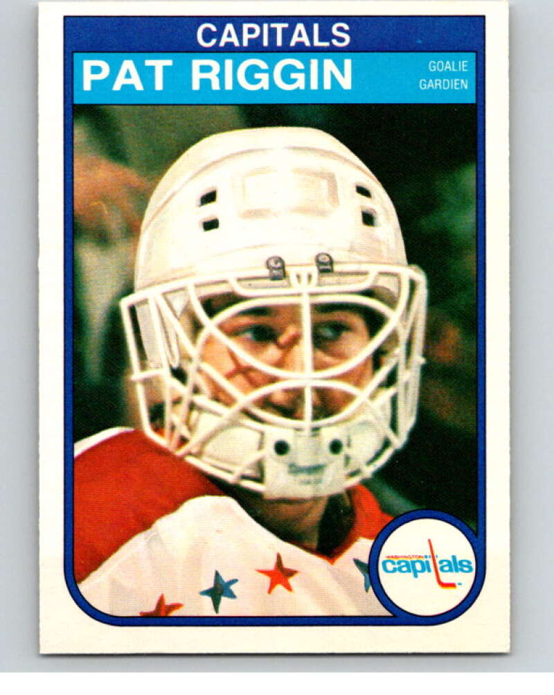 1982-83 O-Pee-Chee #372 Pat Riggin Washington Capitals V59733 Image 1