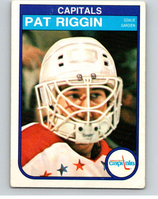 1982-83 O-Pee-Chee #372 Pat Riggin  Washington Capitals  V59738 Image 1