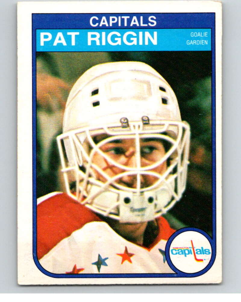 1982-83 O-Pee-Chee #372 Pat Riggin Washington Capitals V59739 Image 1