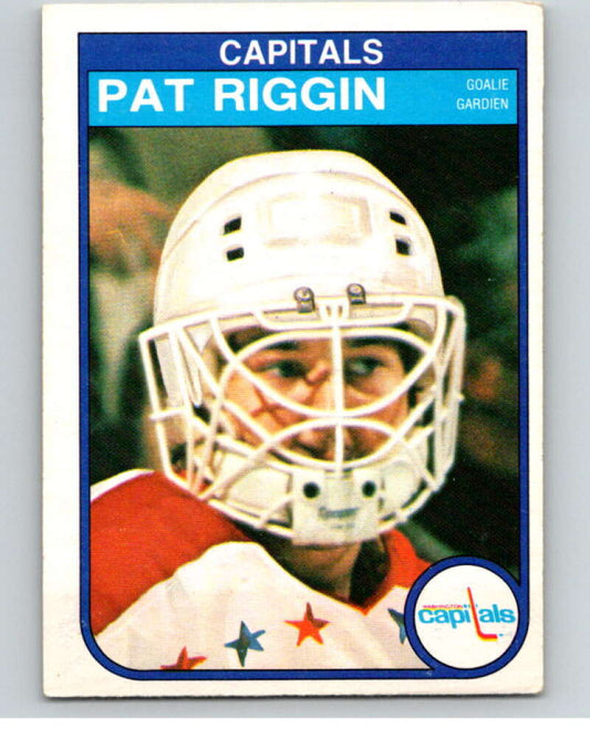1982-83 O-Pee-Chee #372 Pat Riggin  Washington Capitals  V59739 Image 1