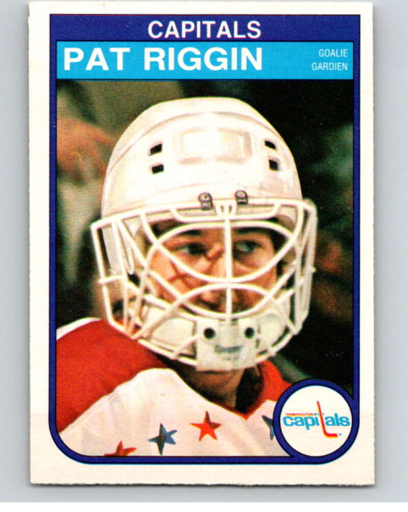 1982-83 O-Pee-Chee #372 Pat Riggin Washington Capitals V59743 Image 1