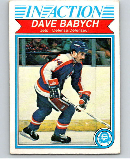 1982-83 O-Pee-Chee #376 Dave Babych IA  Winnipeg Jets  V59770 Image 1
