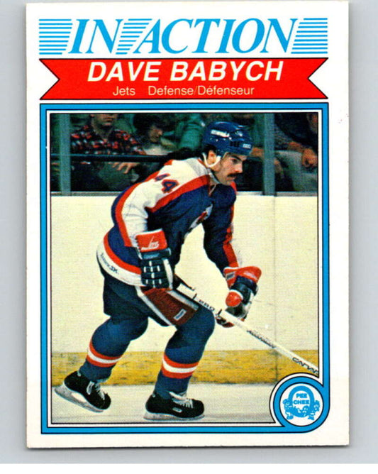 1982-83 O-Pee-Chee #376 Dave Babych IA  Winnipeg Jets  V59772 Image 1