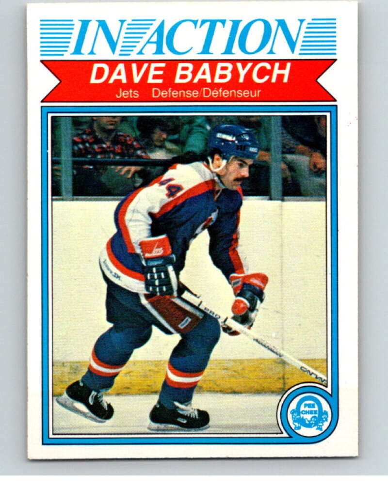 1982-83 O-Pee-Chee #376 Dave Babych IA Winnipeg Jets V59772 Image 1