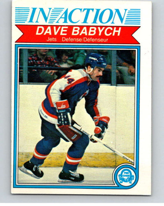 1982-83 O-Pee-Chee #376 Dave Babych IA  Winnipeg Jets  V59773 Image 1