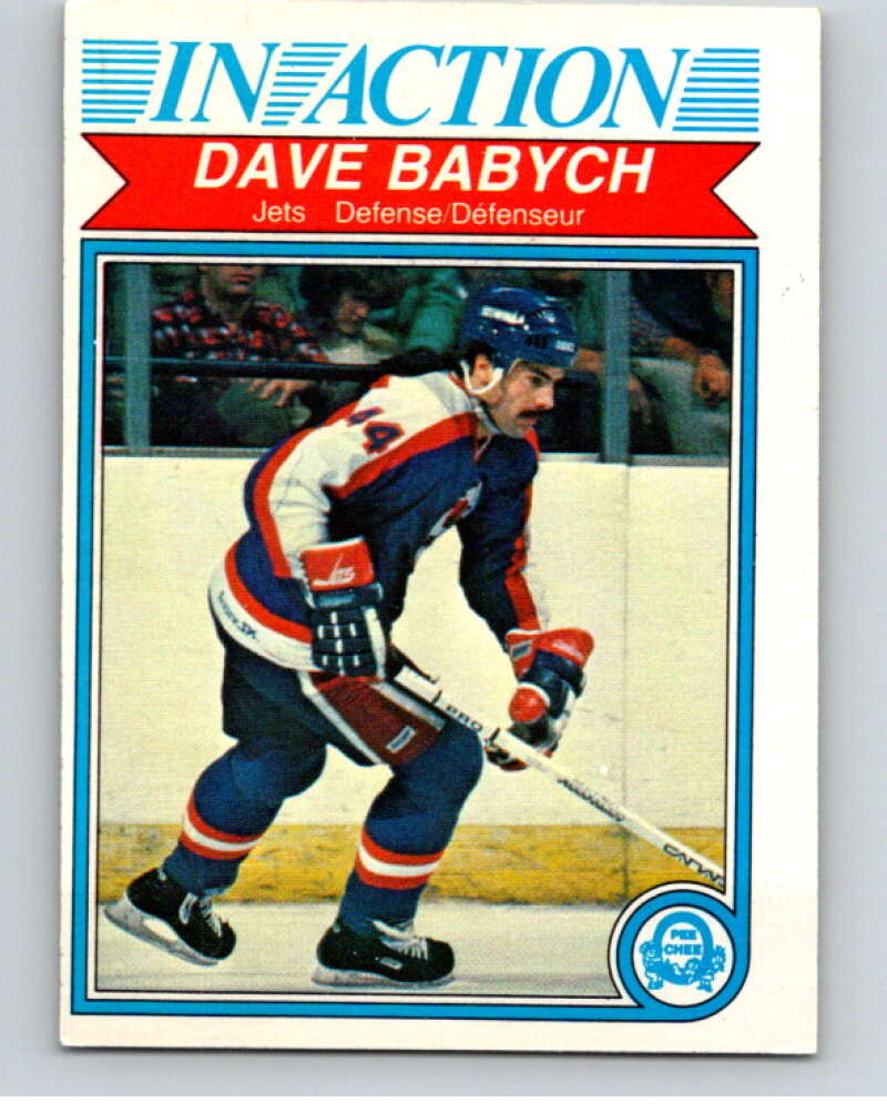 1982-83 O-Pee-Chee #376 Dave Babych IA Winnipeg Jets V59773 Image 1