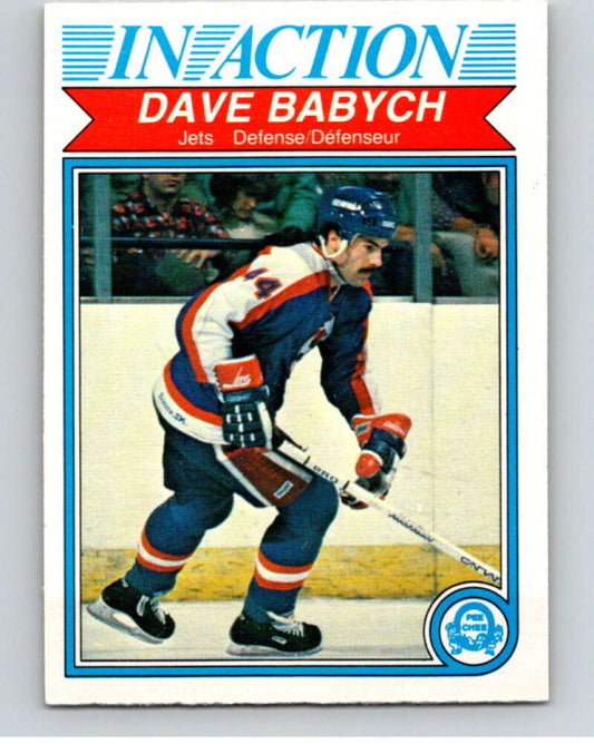 1982-83 O-Pee-Chee #376 Dave Babych IA  Winnipeg Jets  V59774 Image 1