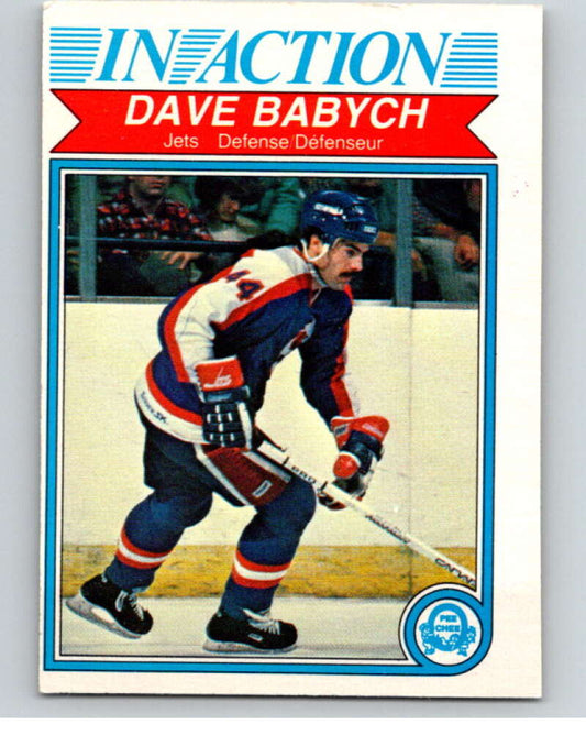 1982-83 O-Pee-Chee #376 Dave Babych IA  Winnipeg Jets  V59775 Image 1