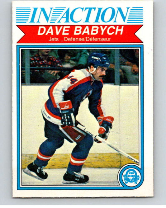 1982-83 O-Pee-Chee #376 Dave Babych IA  Winnipeg Jets  V59777 Image 1