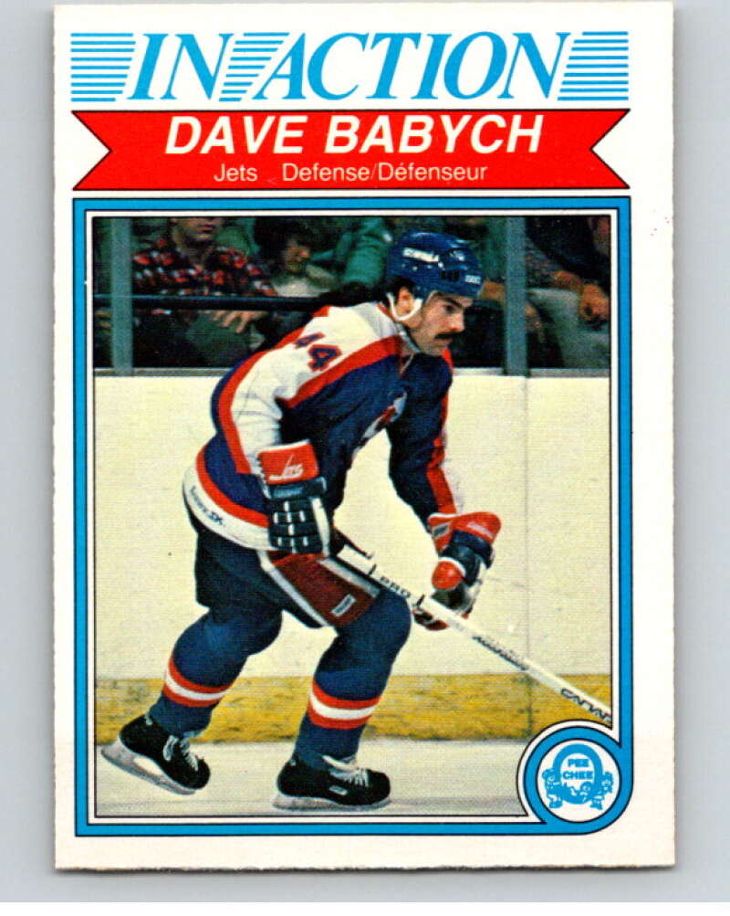 1982-83 O-Pee-Chee #376 Dave Babych IA Winnipeg Jets V59777 Image 1